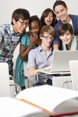 Students and Teacher